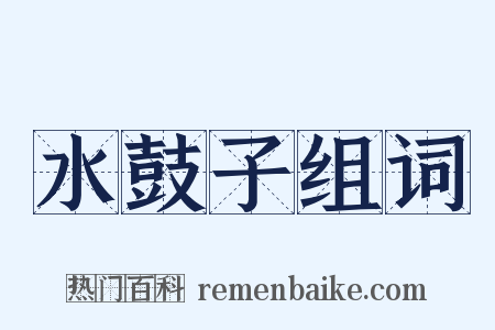 水鼓子组词是什么意思的图片